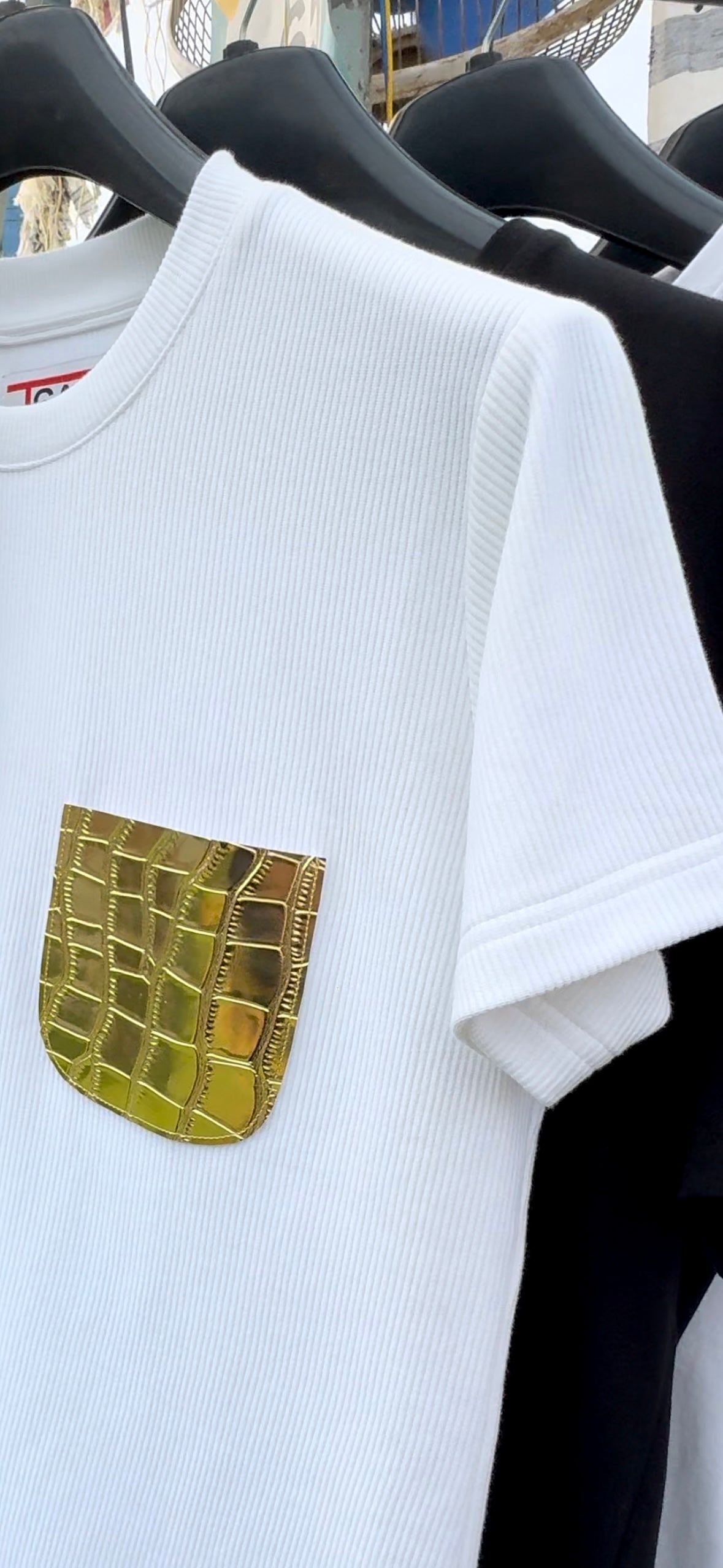 Golden Pocket Tee