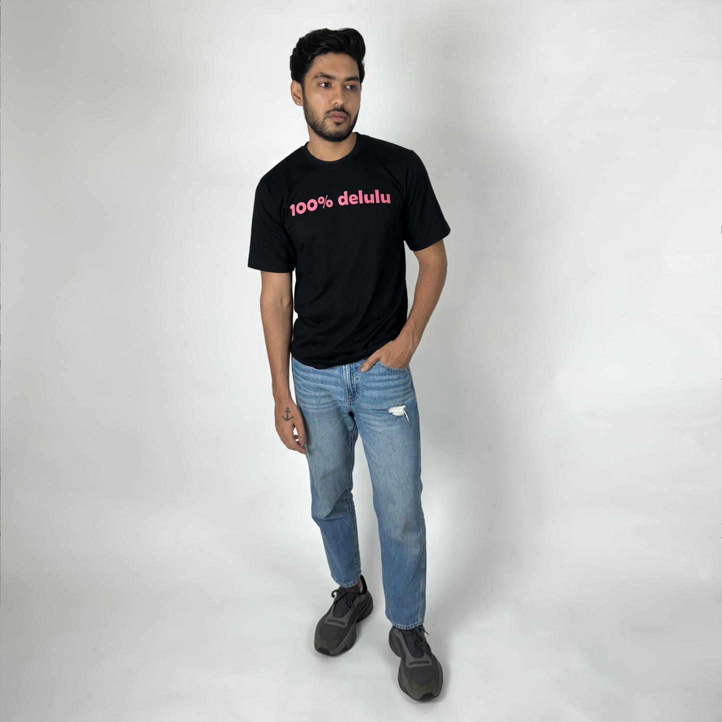 Black Delulu Tee