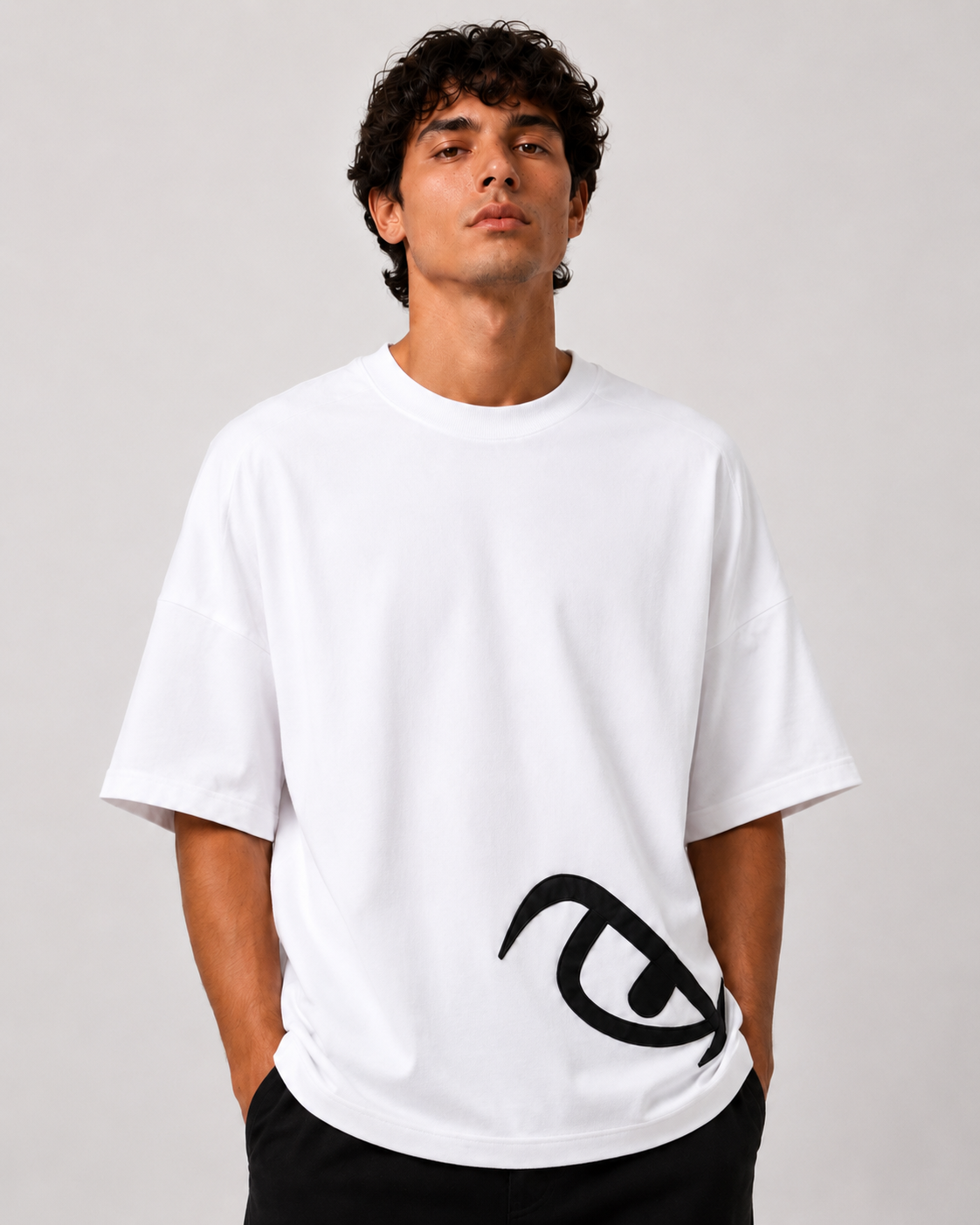 Vision Appliqué Tee White