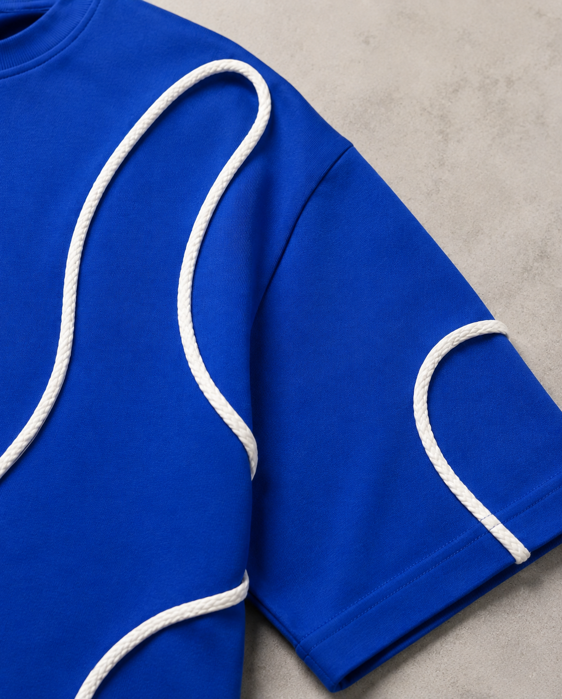 Line Theory Tee — Saturated Blue
