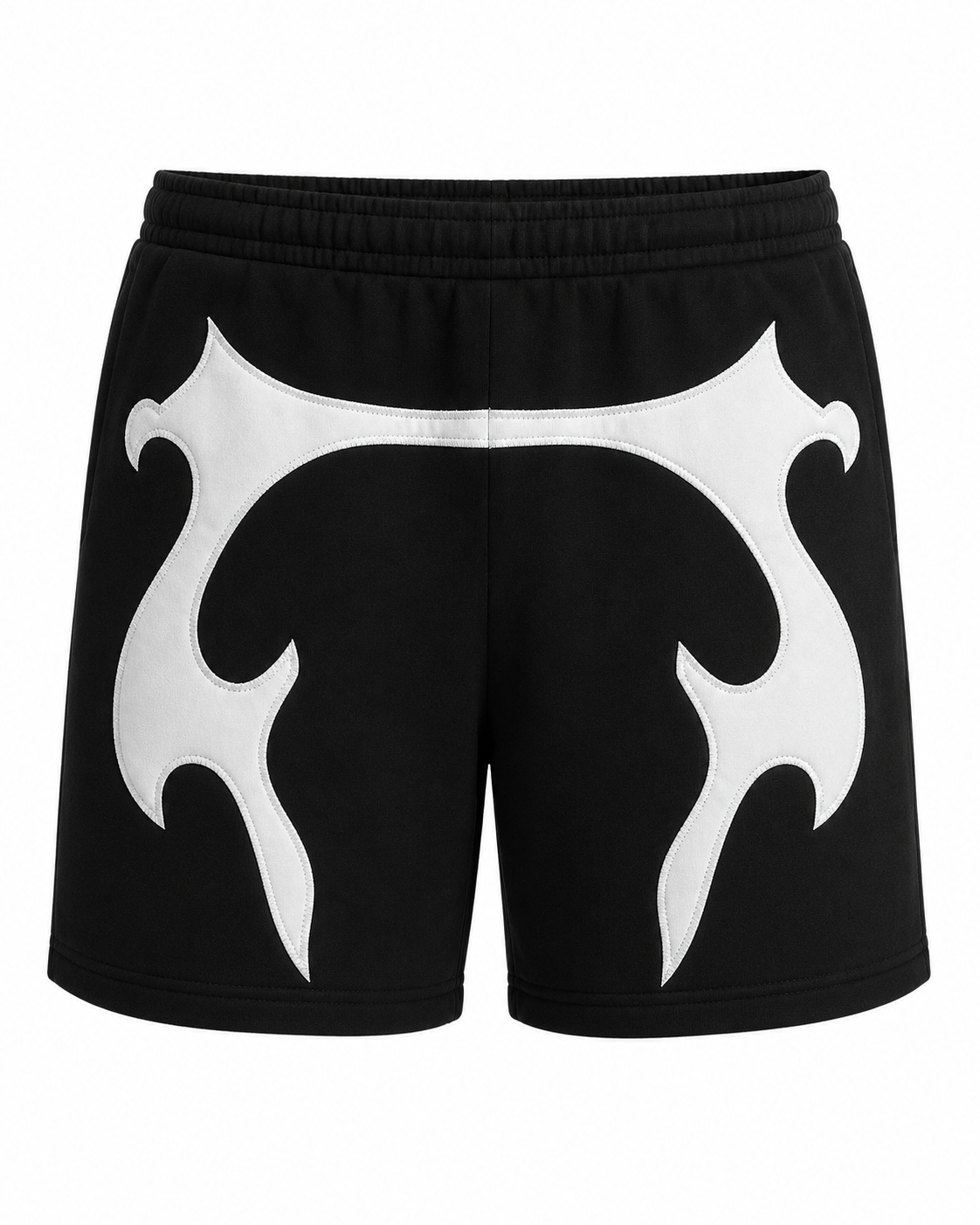 Studio Crest Shorts – Black / White
