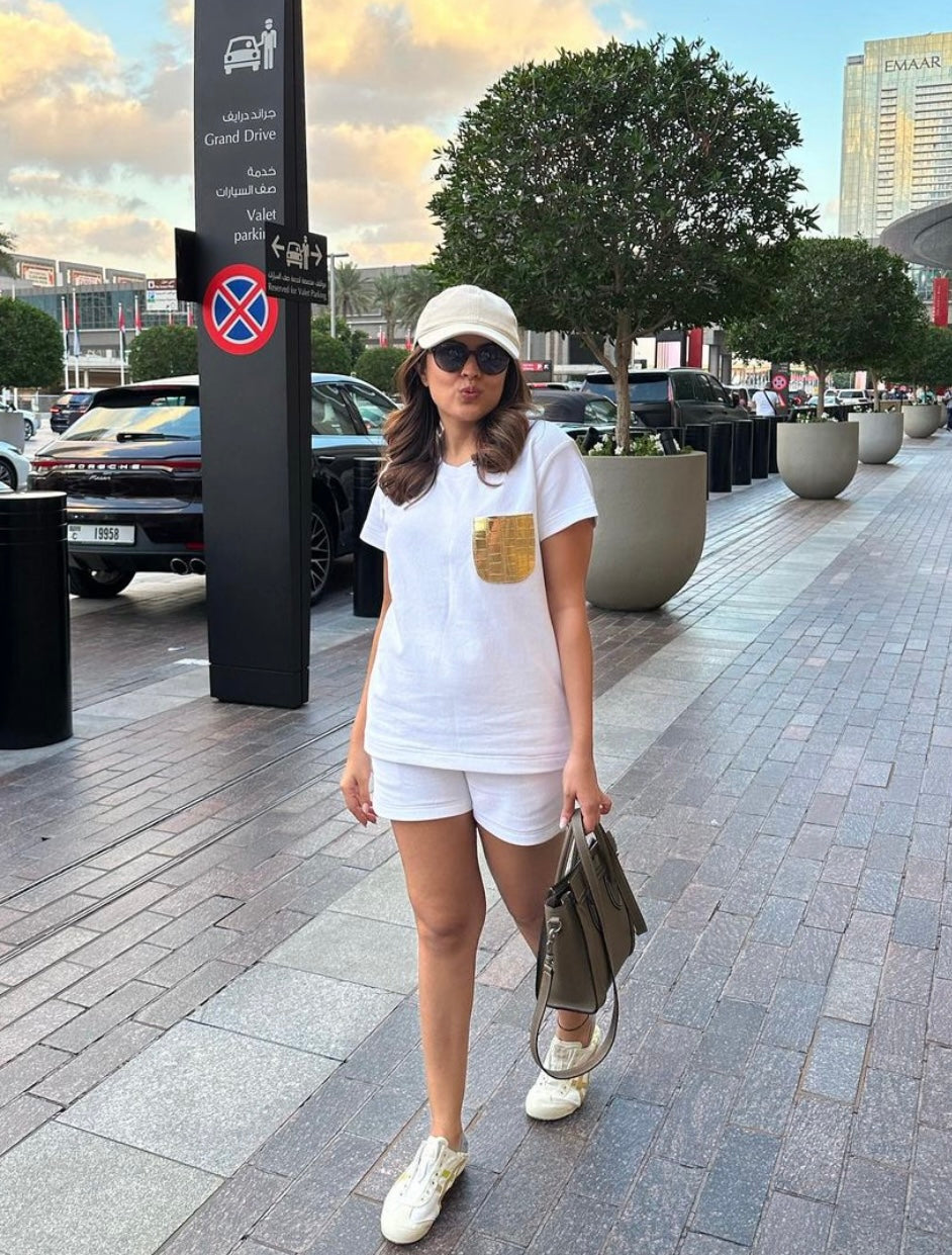 Golden Pocket Tee