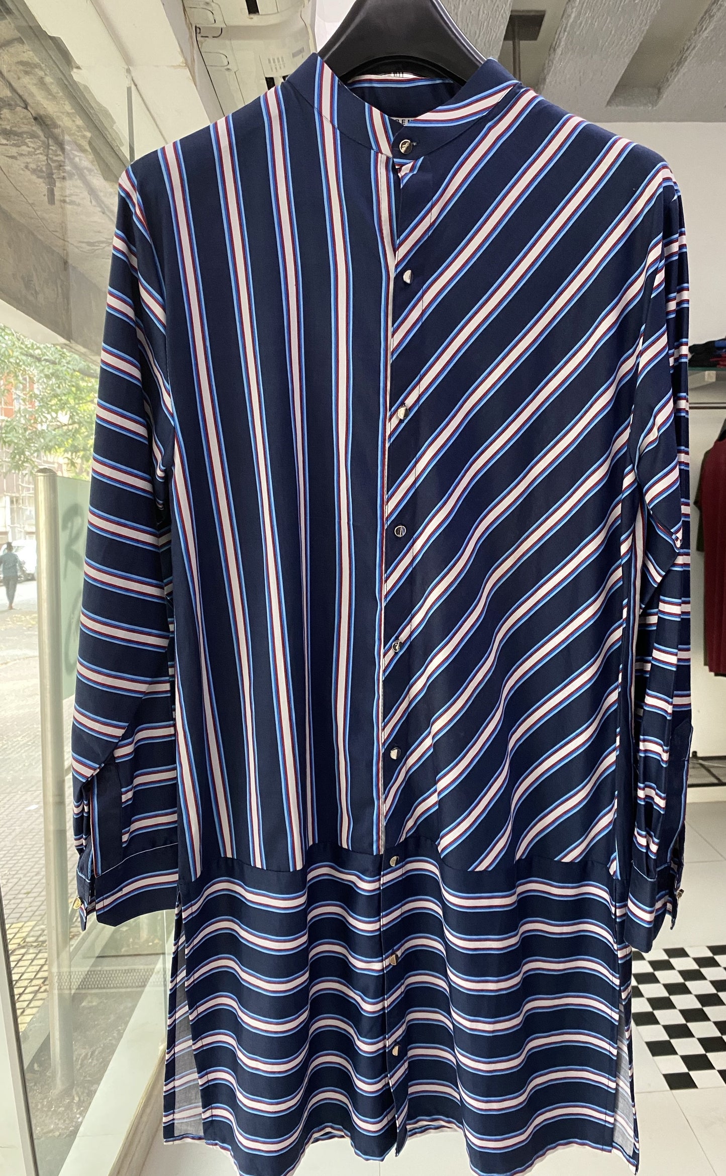 Blue Stripe kurta