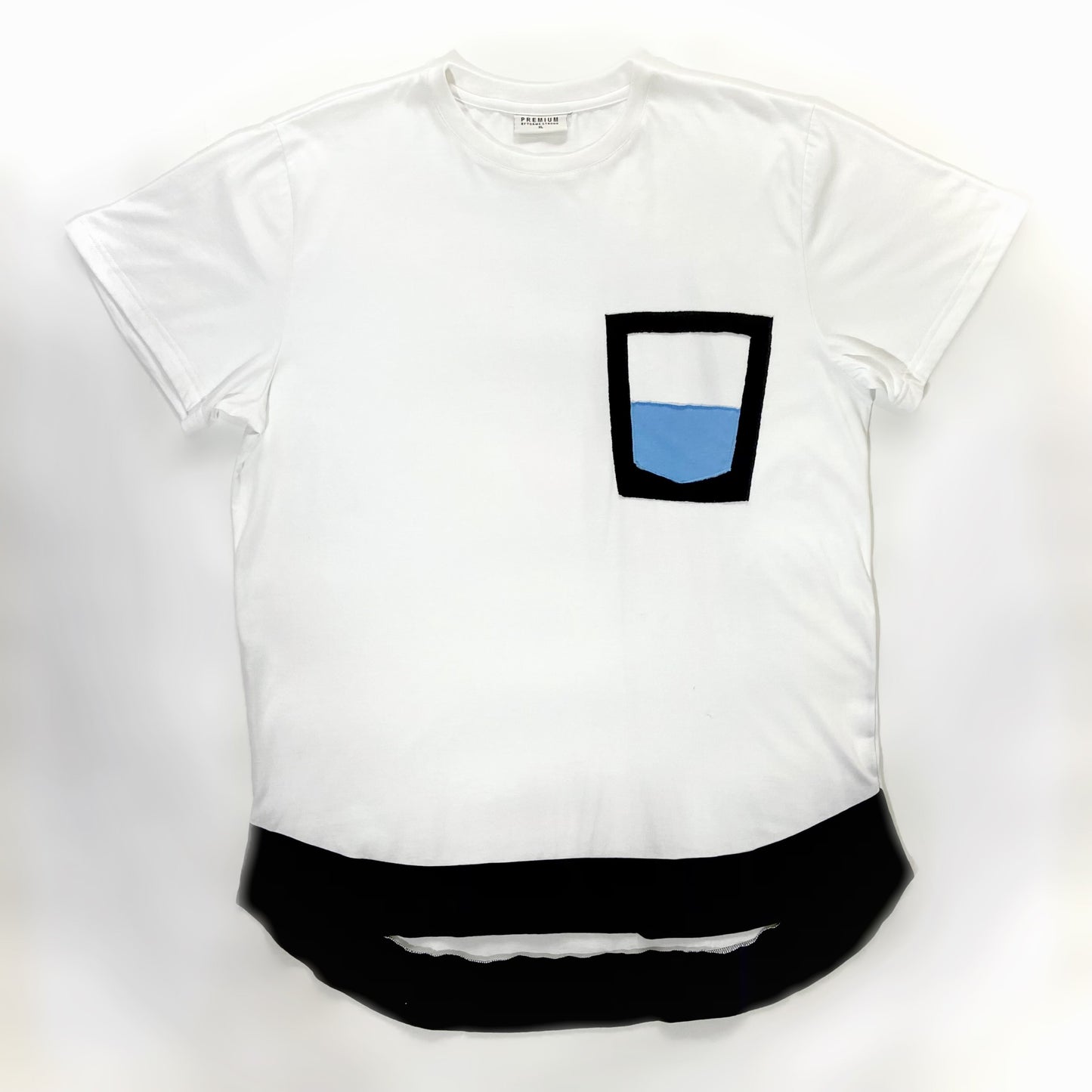 White Half Full tee