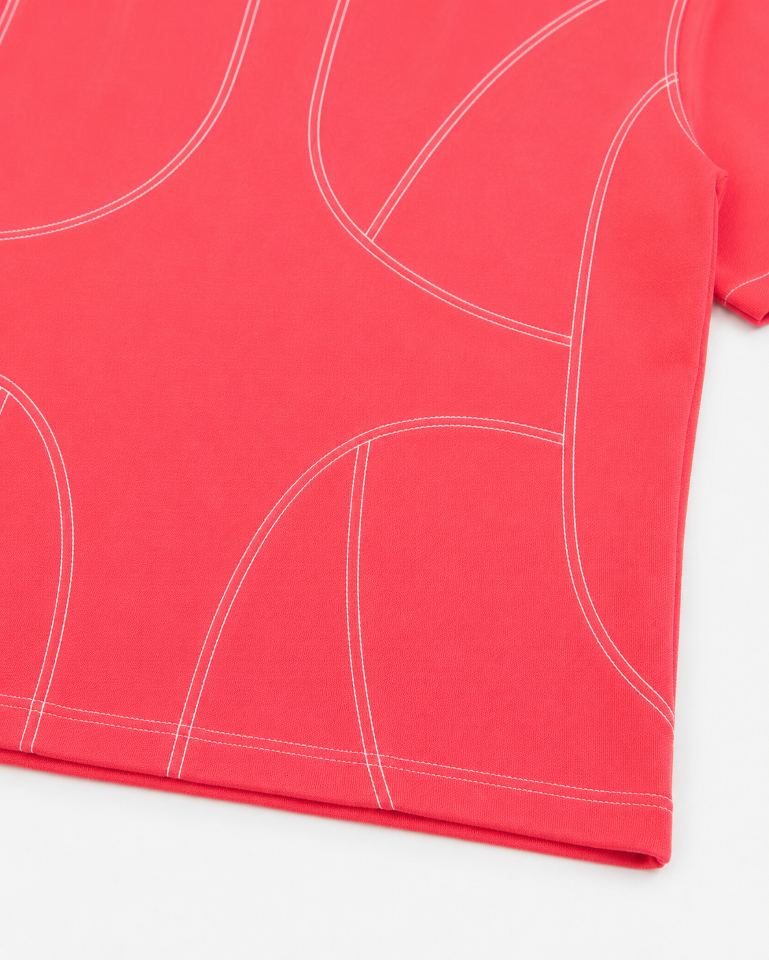 Studio Contour Tee — Bright Pink