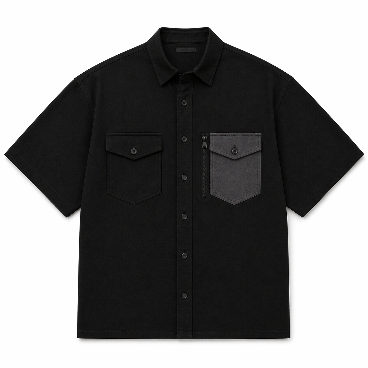 STRUCTURE SHIRT — BLACK