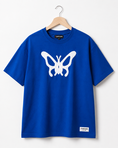 Butterfly Cut Tee – Royal Blue