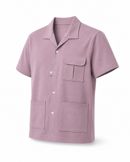 FIELD POCKET SHIRT – GRAPE SHAKE