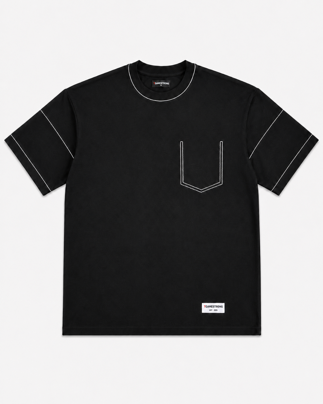 Studio Trace Tee – Black