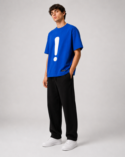 Statement Mark Tee – Royal Blue