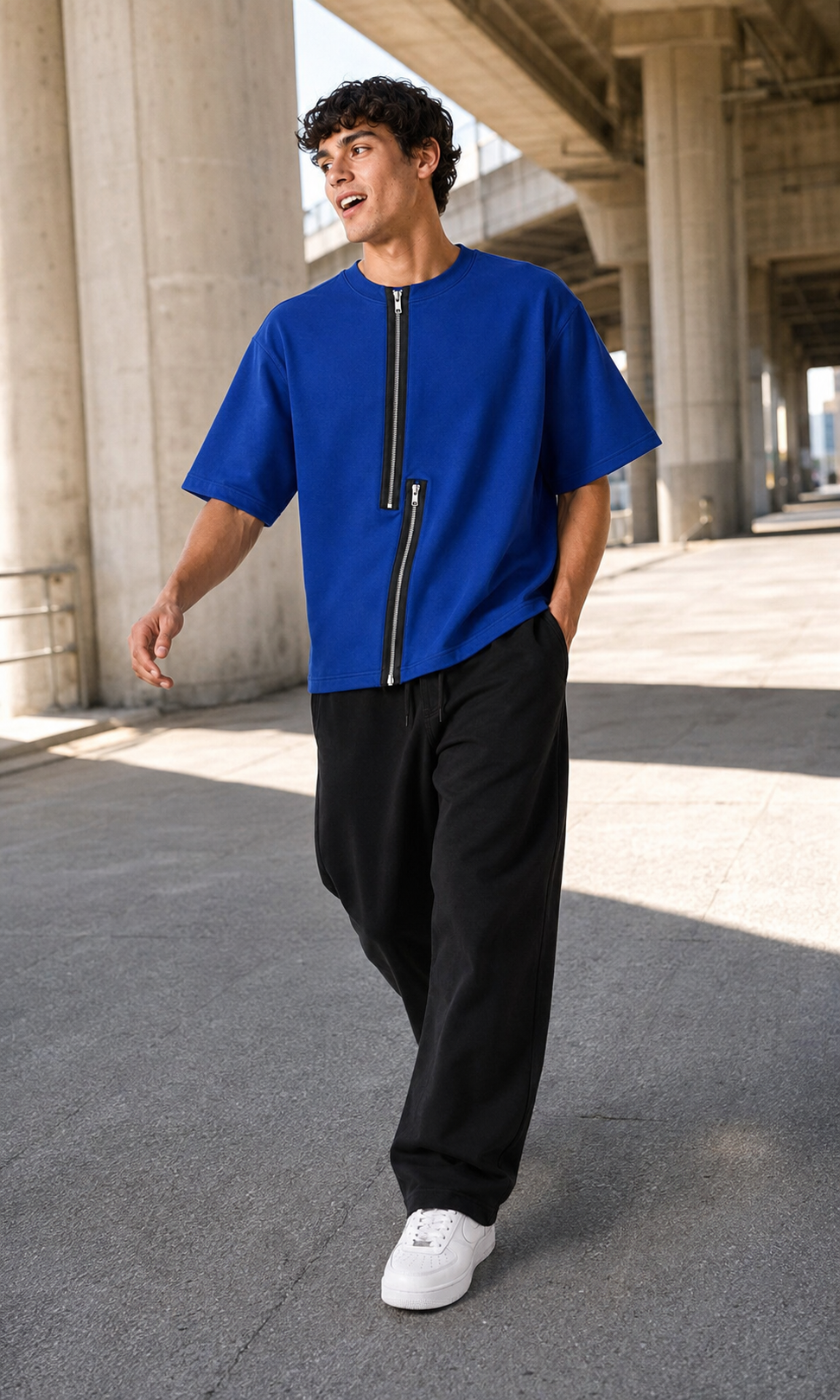 Axis Zip Tee