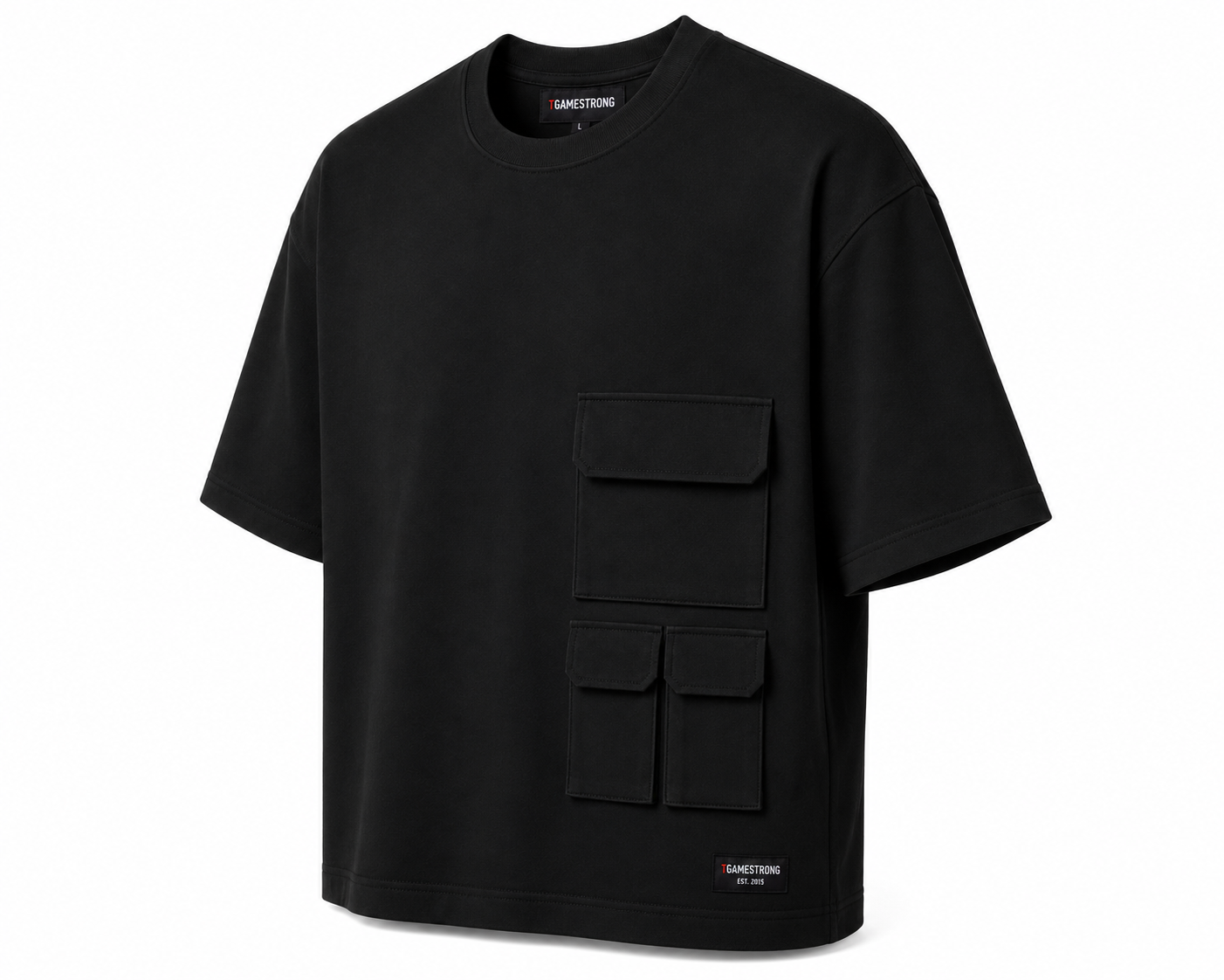 UTILITY BLOCK TEE BLACK