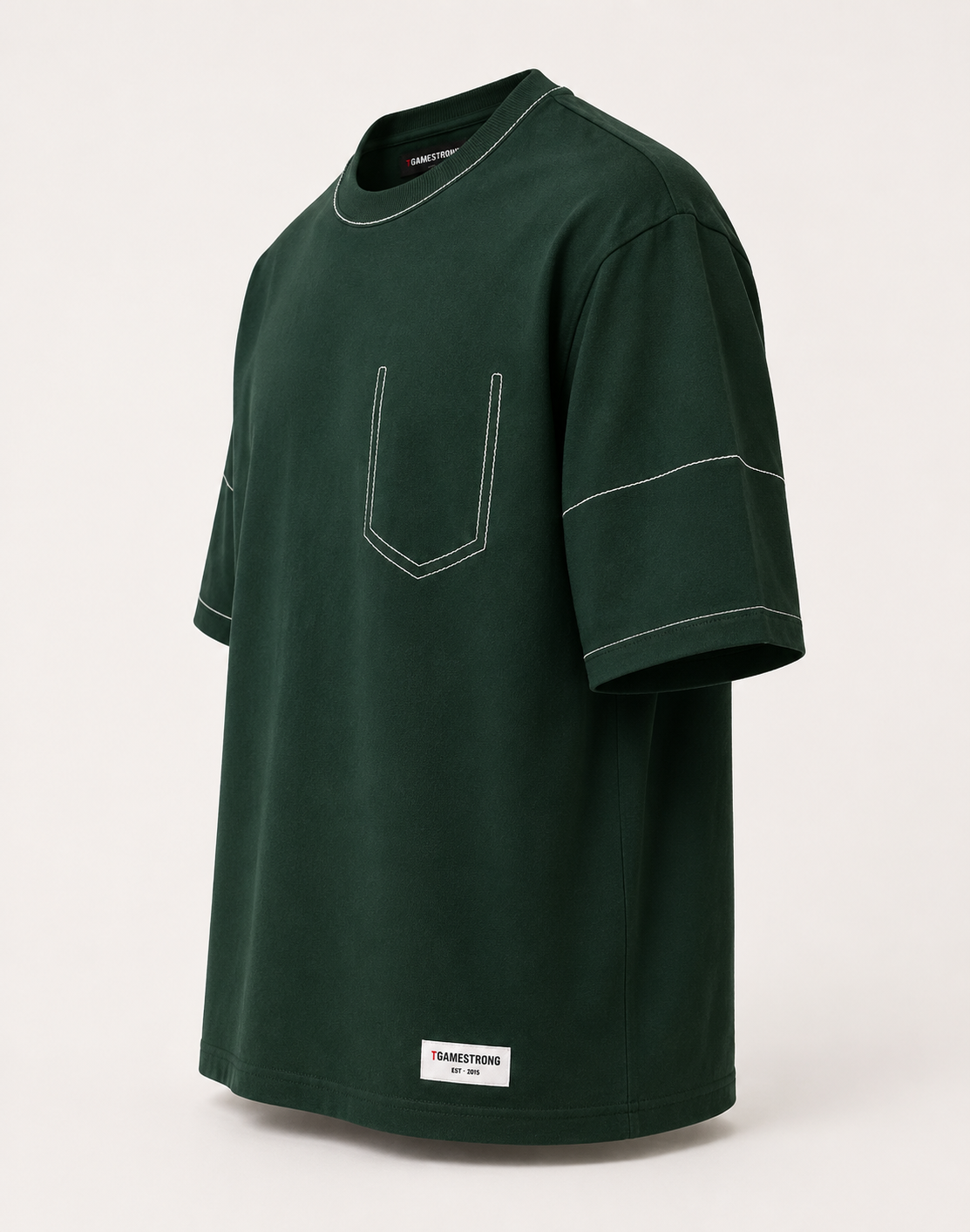 Studio Trace Tee – Dark Green