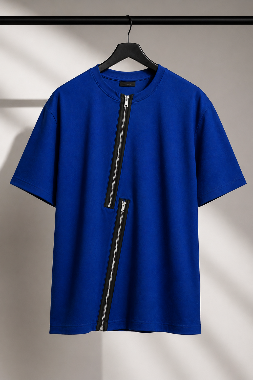 Axis Zip Tee — Royal Blue
