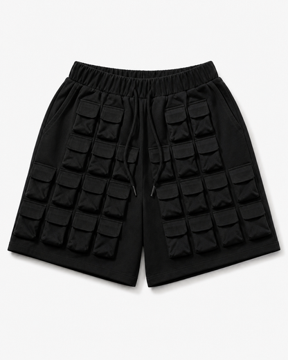 Utility Grid Shorts – Black