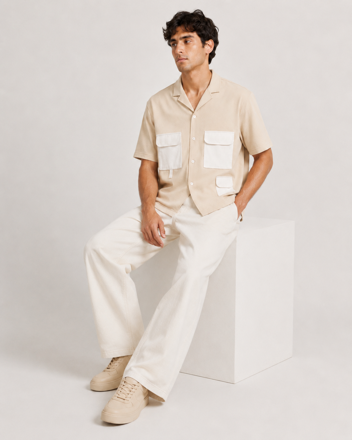 Modular Pocket Shirt - Sand