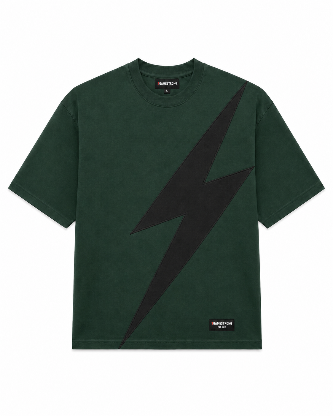 Voltage Bolt Tee – Dark Green