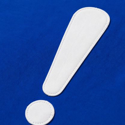 Statement Mark Tee – Royal Blue