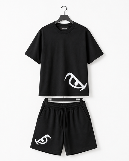 Vision Appliqué Co-Ord Set Black