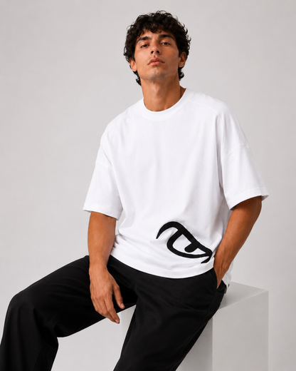Vision Appliqué Tee White