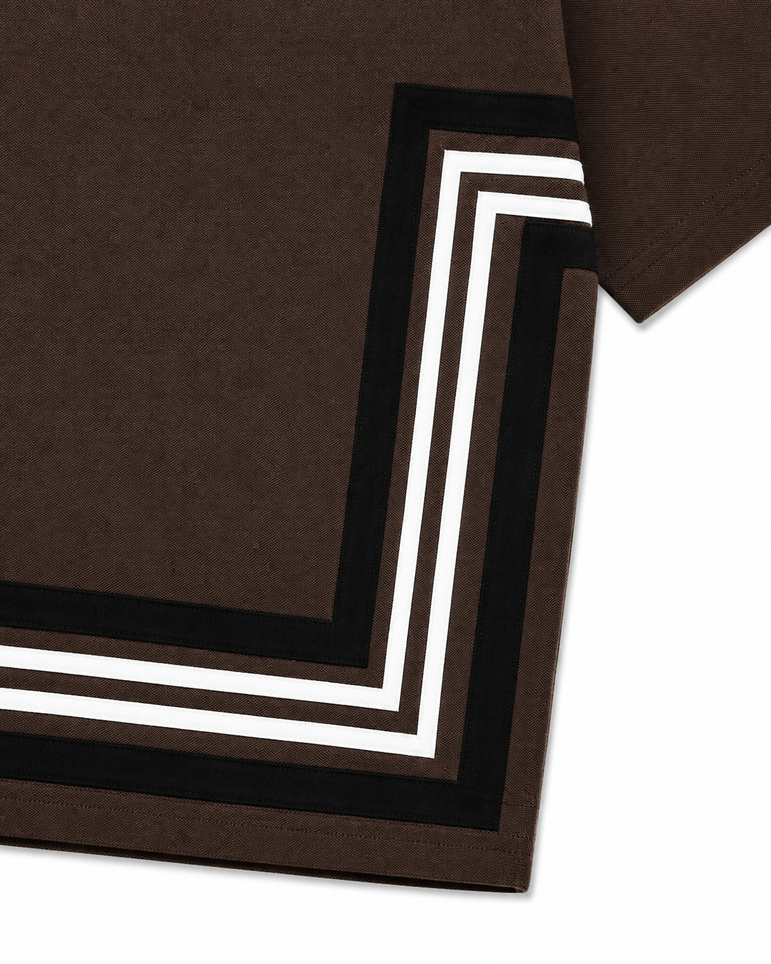 Boundary Zip Polo — Espresso