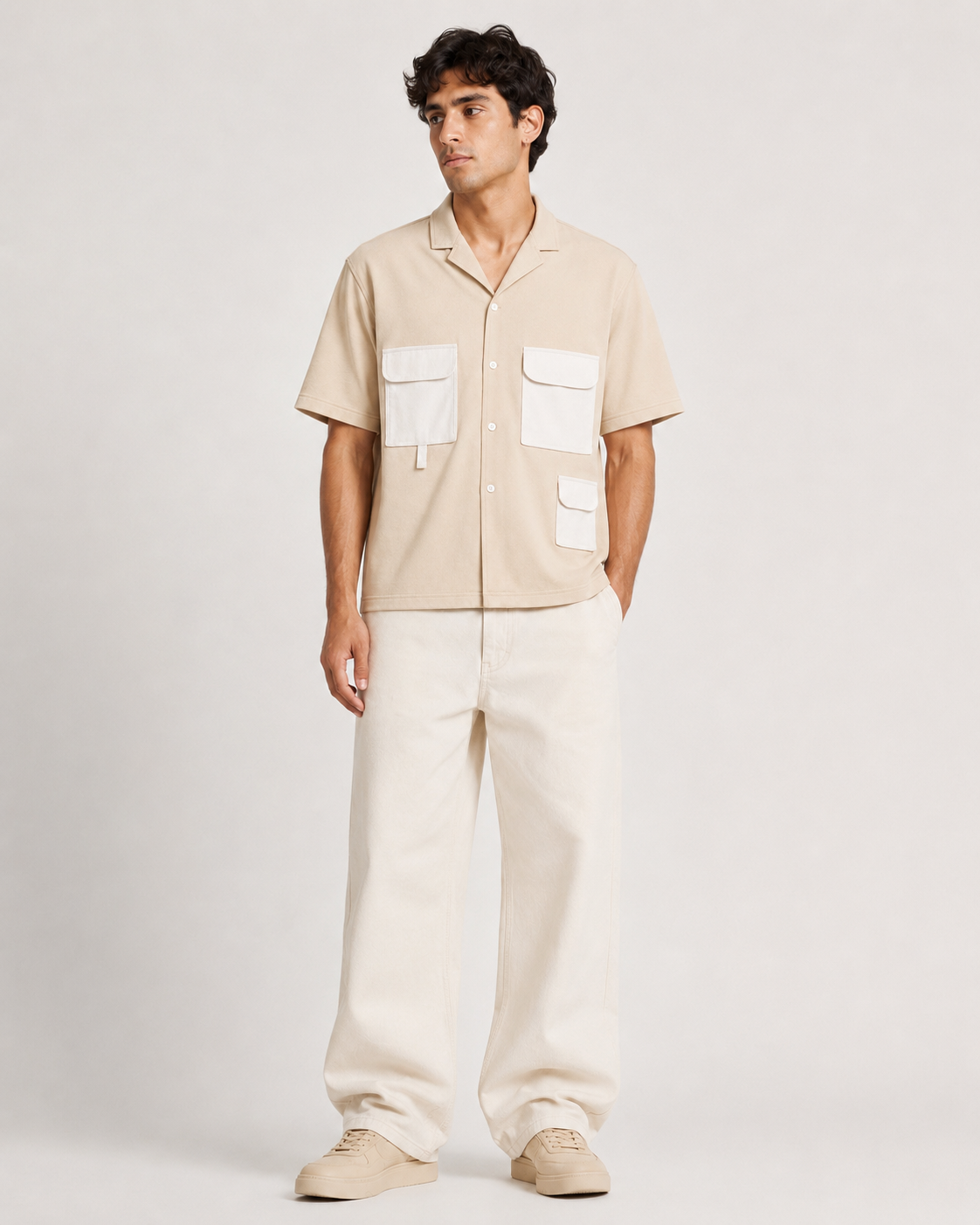 Modular Pocket Shirt - Sand