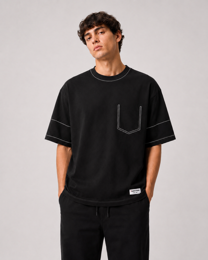 Studio Trace Tee – Black