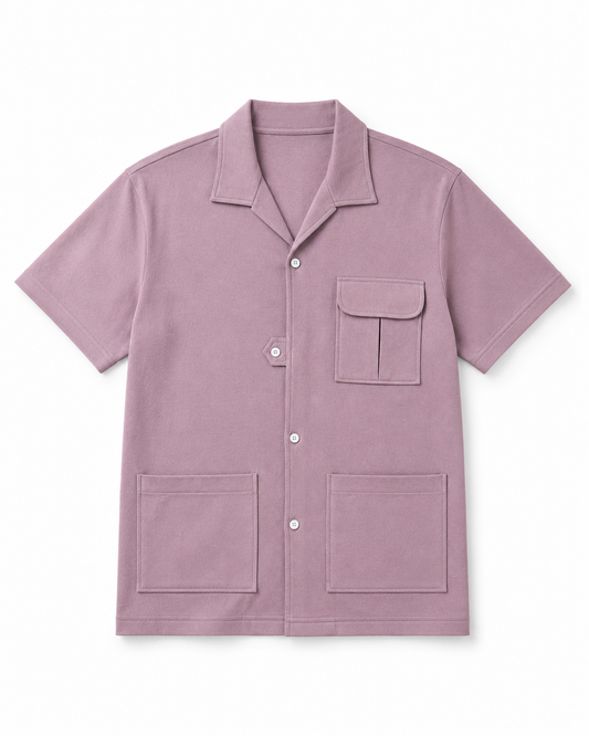 FIELD POCKET SHIRT – GRAPE SHAKE