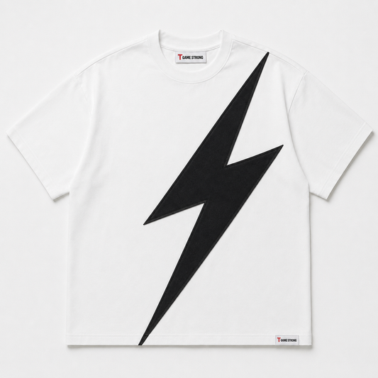 Voltage Bolt Tee - White