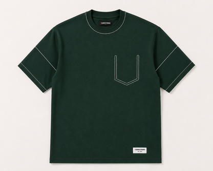 Studio Trace Tee – Dark Green