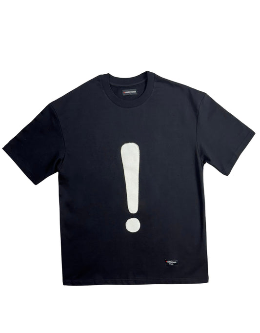 Exclamation Black tee