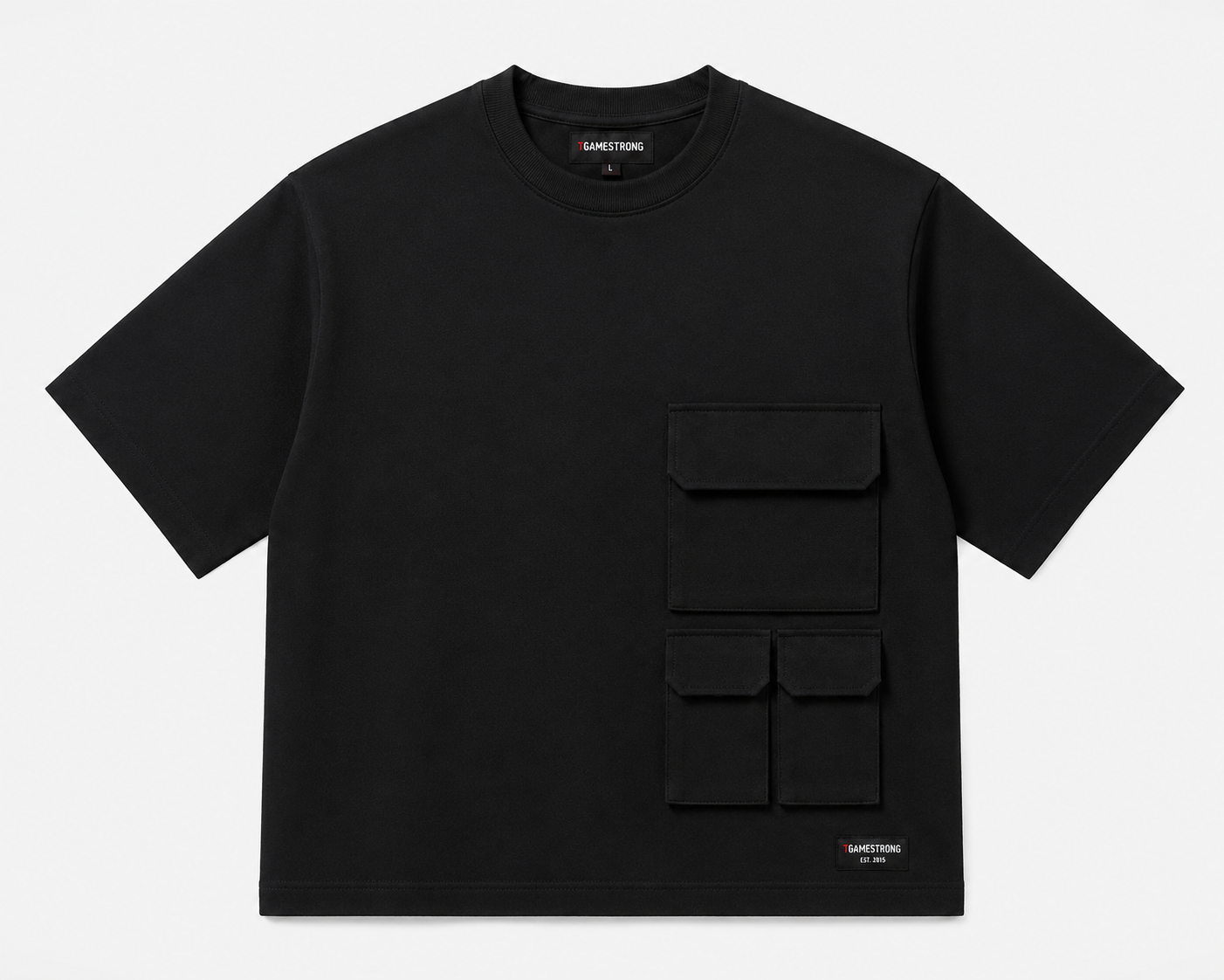 UTILITY BLOCK TEE BLACK