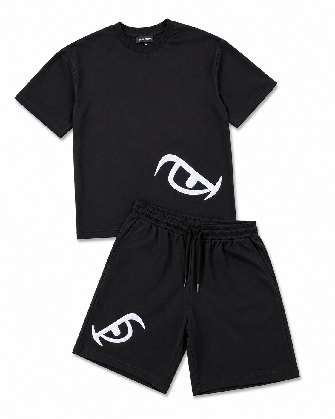 Vision Appliqué Co-Ord Set Black