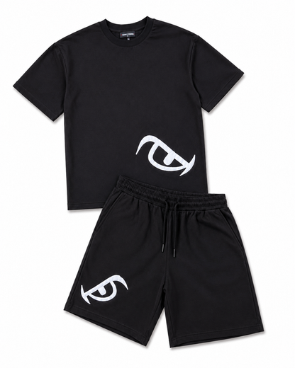 Vision Appliqué Co-Ord Set Black