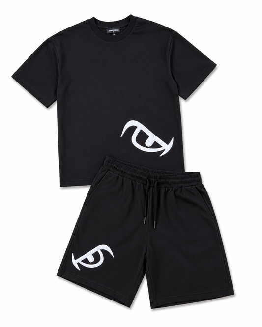 Vision Appliqué Co-Ord Set Black