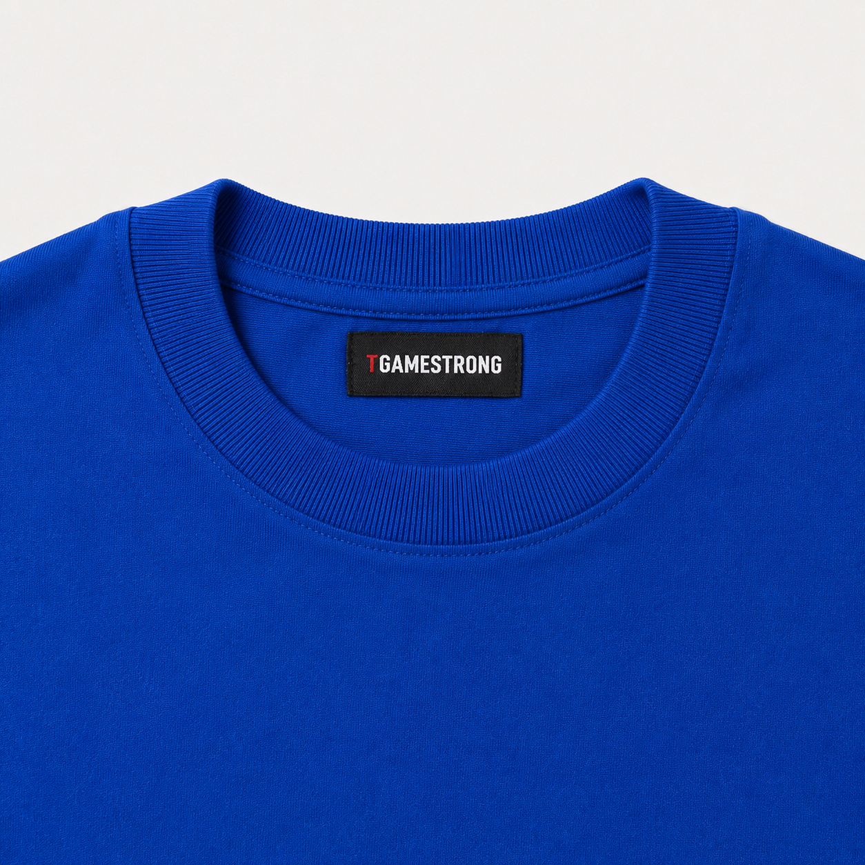Statement Mark Tee – Royal Blue