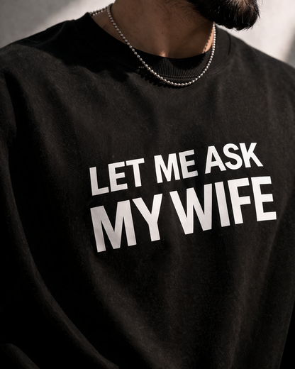 Good Husband Tee Black