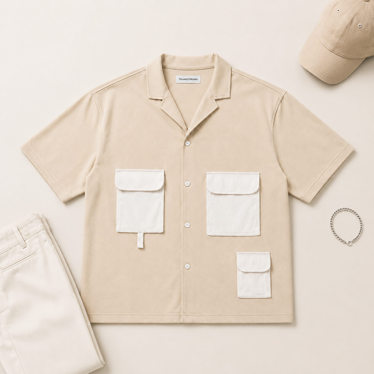 Modular Pocket Shirt - Sand