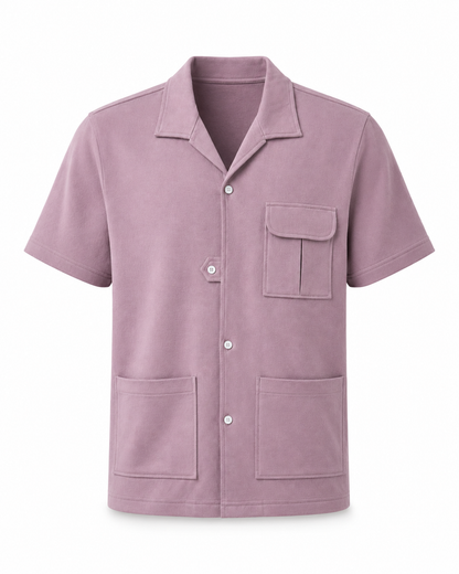 FIELD POCKET SHIRT – GRAPE SHAKE