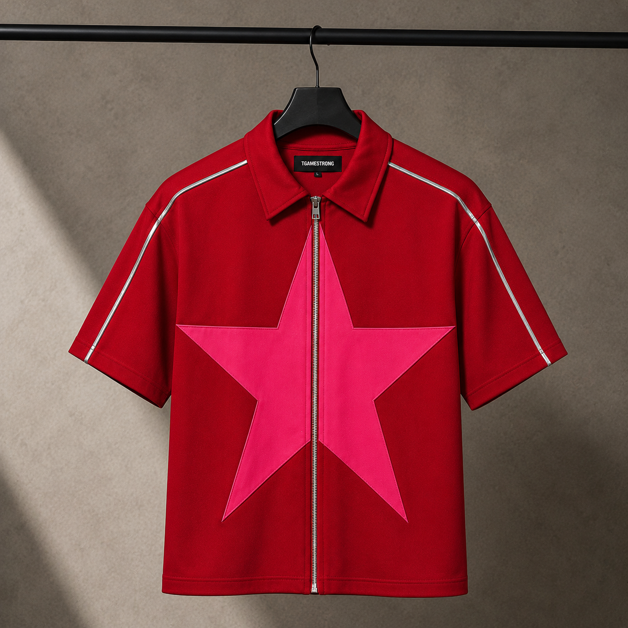 STAR ZIP SHIRT (Red)