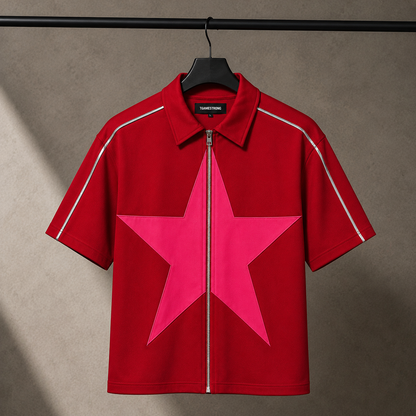 STAR ZIP SHIRT (Red)