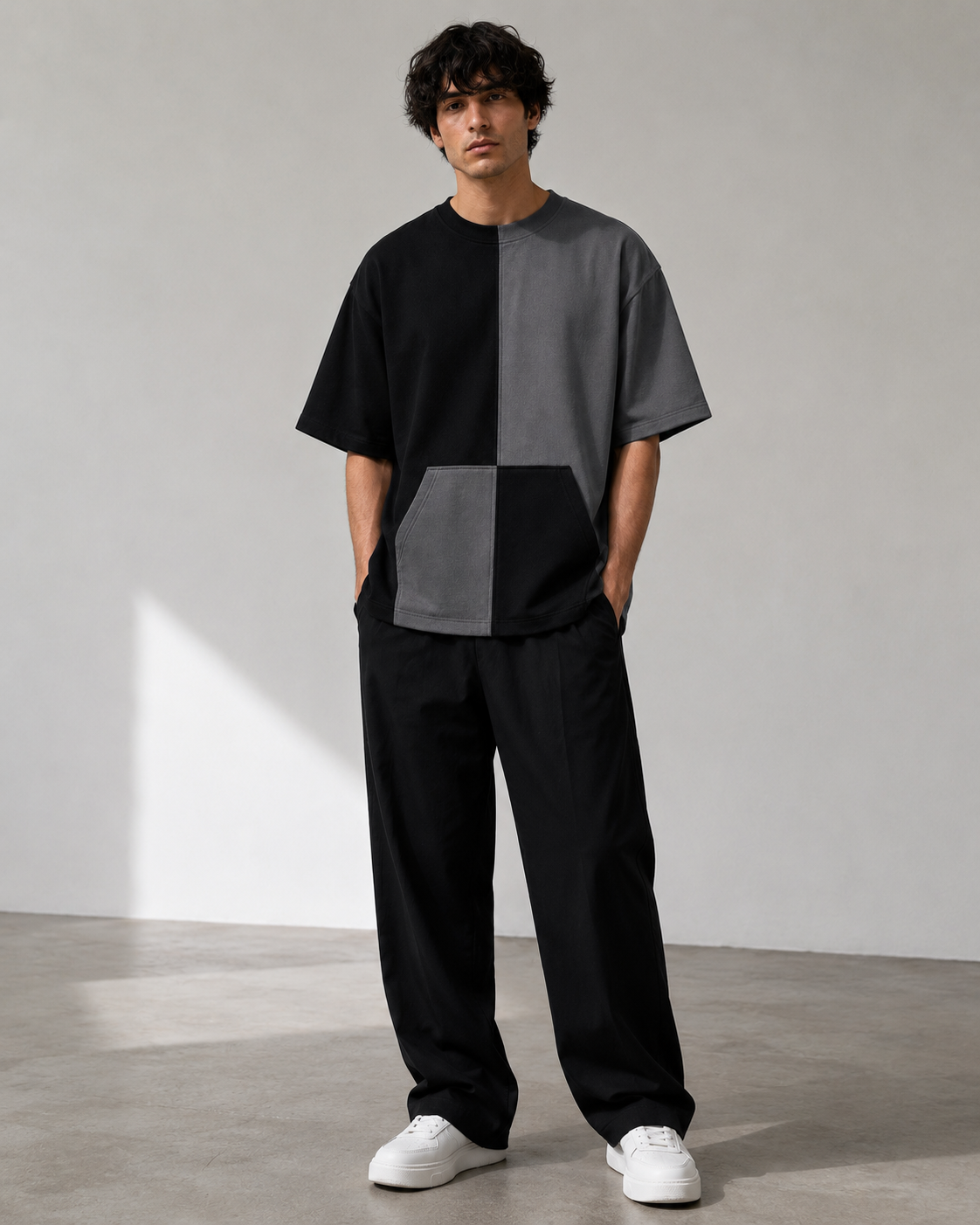 Split Panel Pocket Tee