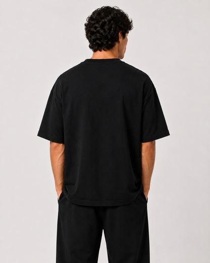 Strike Appliqué Tee Black