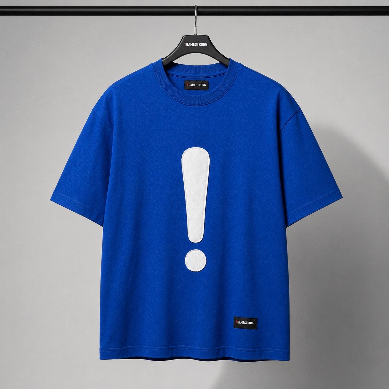 Statement Mark Tee – Royal Blue