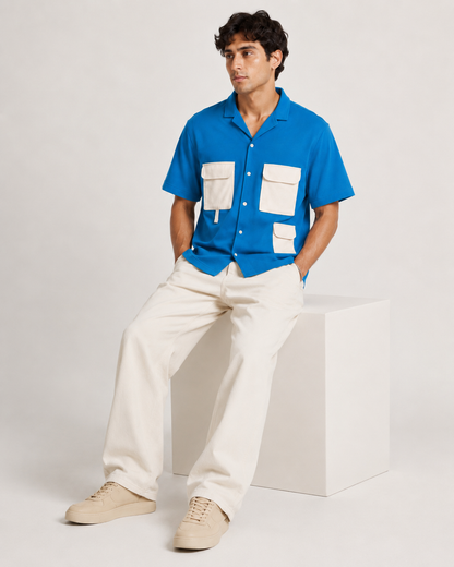 Modular Pocket Shirt - Blue