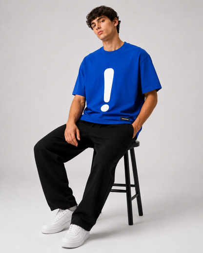 Statement Mark Tee – Royal Blue