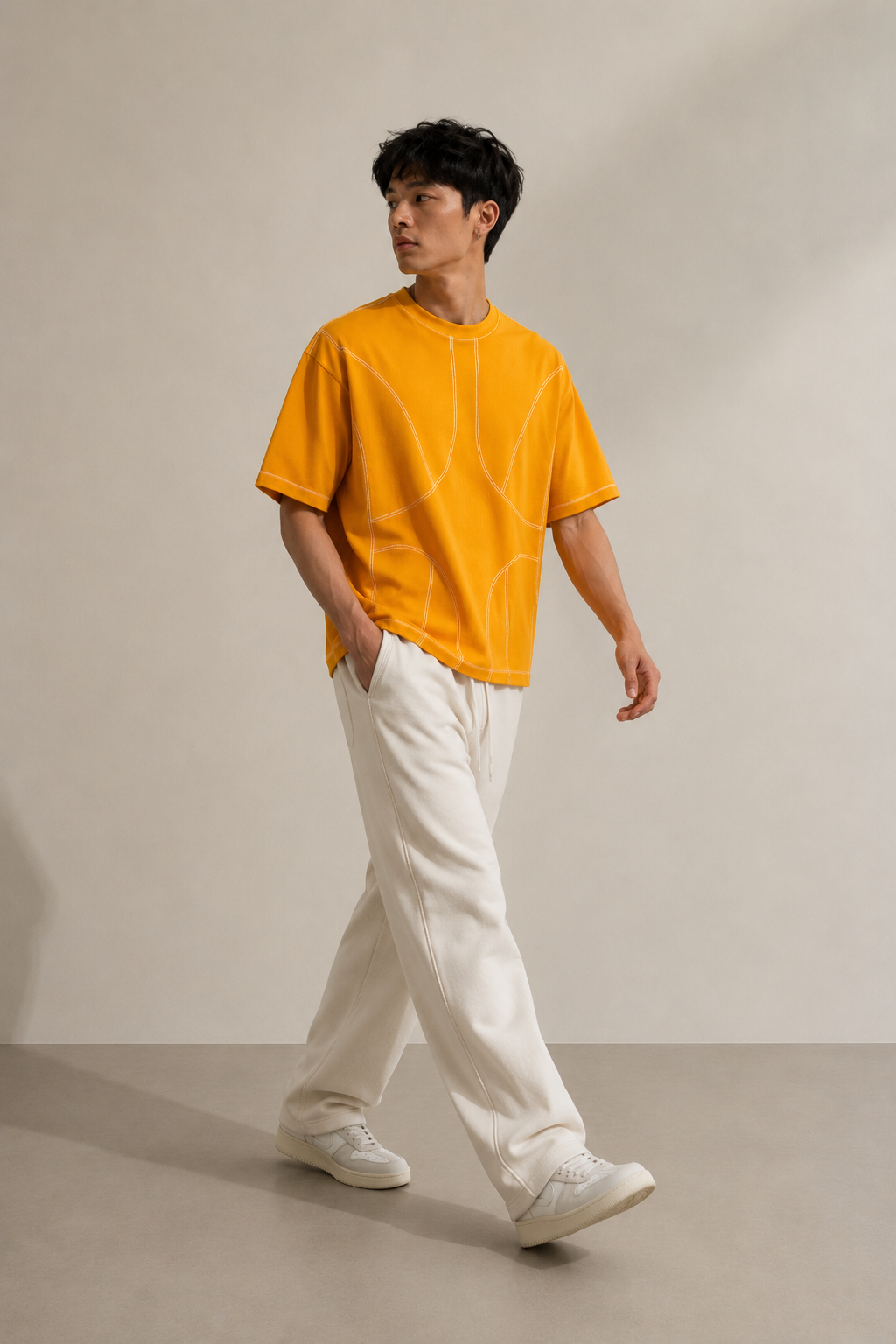 Studio Contour Tee — Mango