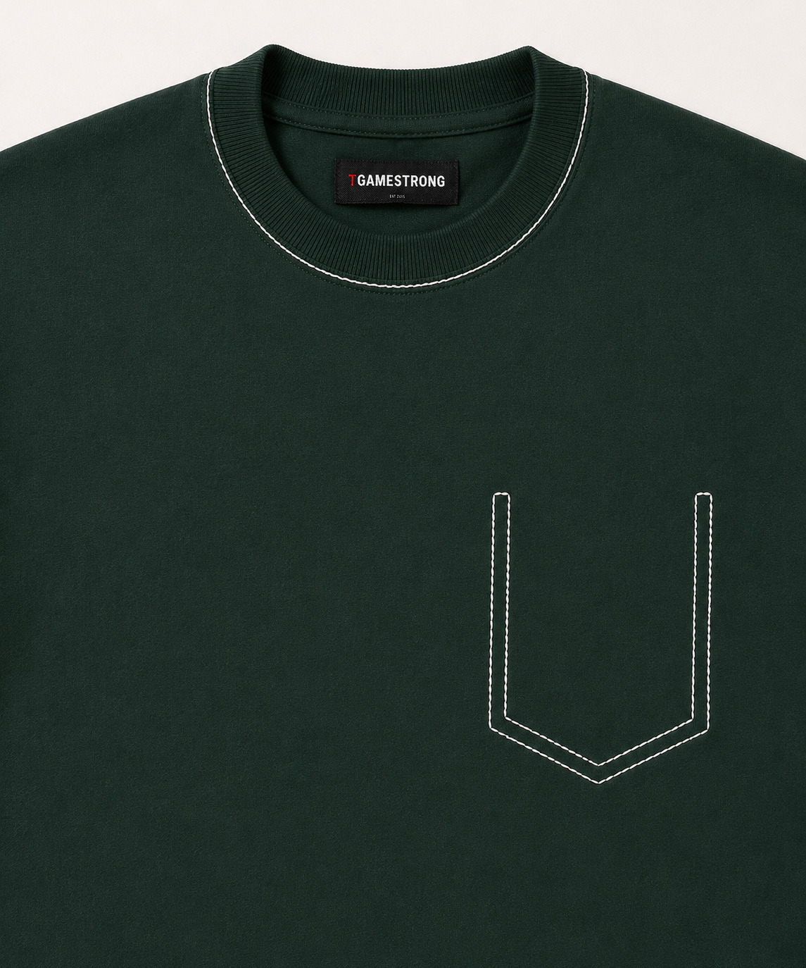 Studio Trace Tee – Dark Green
