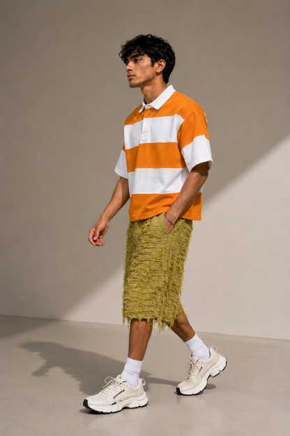 Mango Stripe Polo