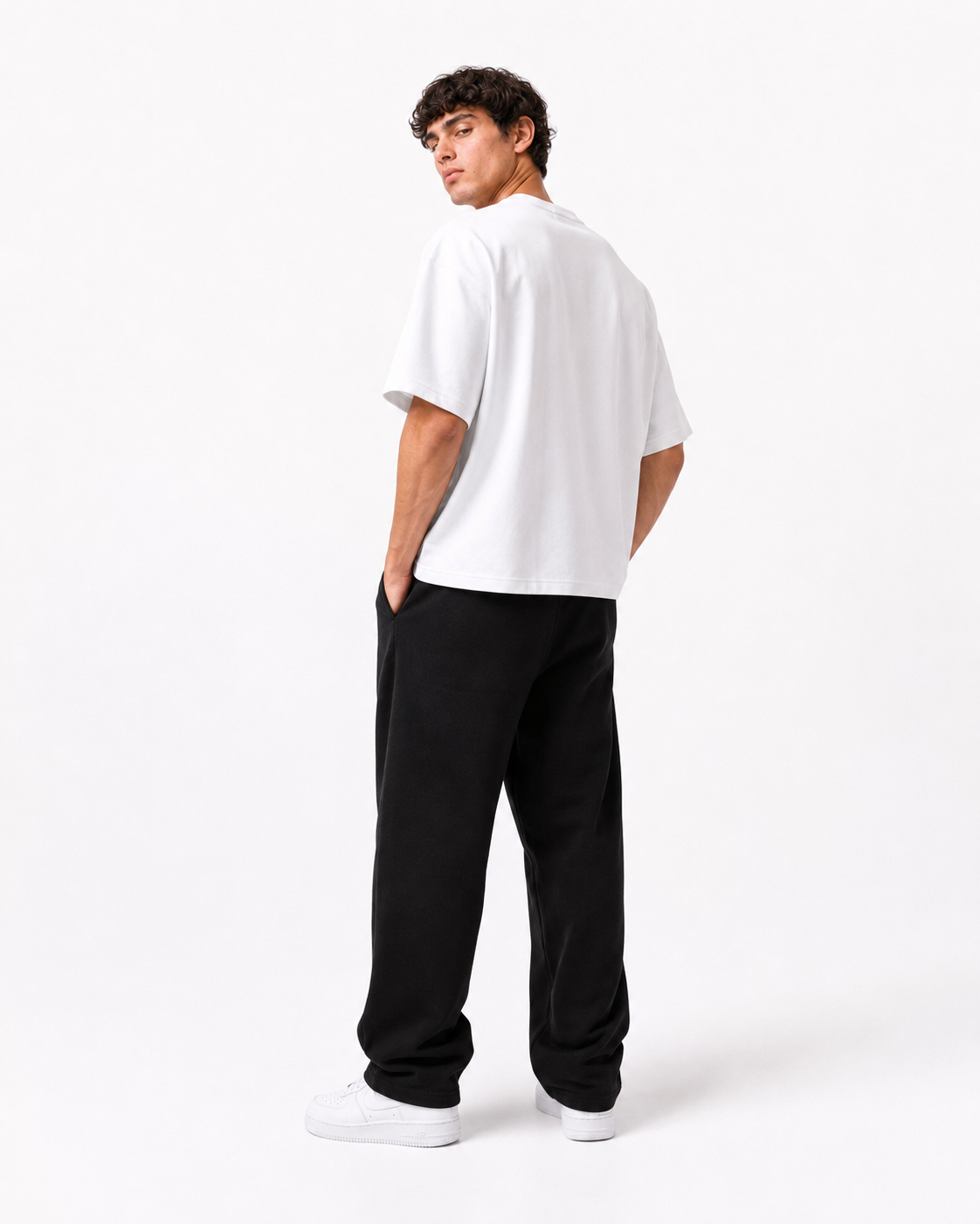 UTILITY BLOCK TEE White